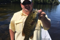 JJ Davis Small Mouth Bass Released